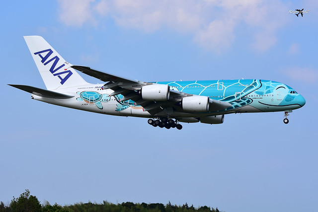 All Nippon Airways Airbus A380-841 JA382A (Inspiration of Japan Livery).