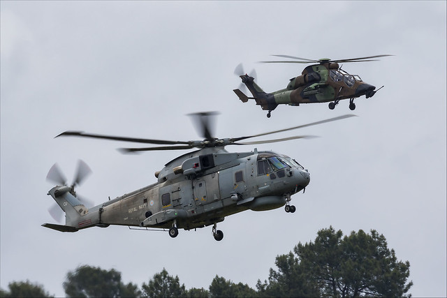 AgustaWestland Merlin HM2 and Eurocopter Tigre HAP - 01
