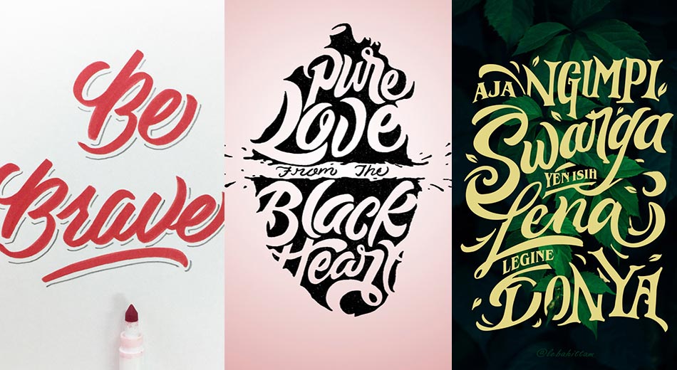 25 memorables diseños de Lettering y Tipografia para inspirar