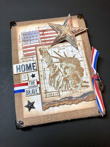 Home Of The Brave Mixed Media Canvas