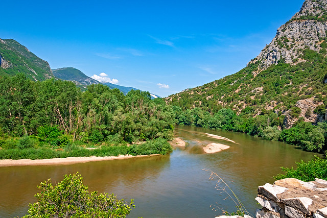 Top sights: Nestos river in Toxotes Xanthi, Greece