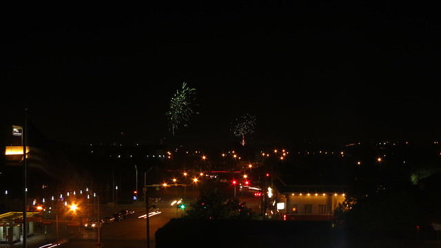 Fireworks over Fair Park Dallas 4 th of July