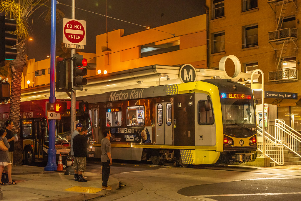 My Metro Rail Blue Line Train Ride Going Back Home | Flickr