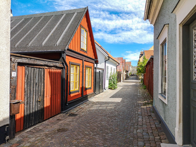 Street scene, Visby, Gotland