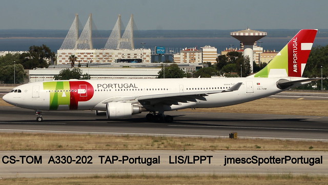 CS-TOM A330-202 TAP-Portugal LIS/LPPT jmescSpotterPortugal