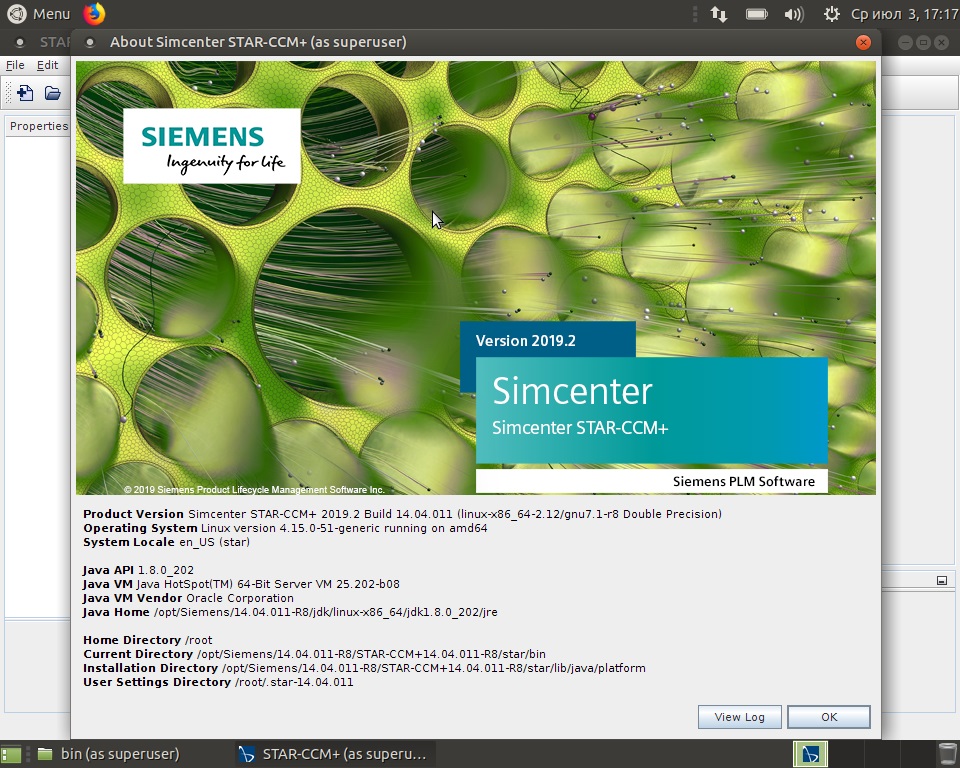 Working with Siemens Star CCM+ 2019.2.0 (14.04.011-R8 double precision) Linux64