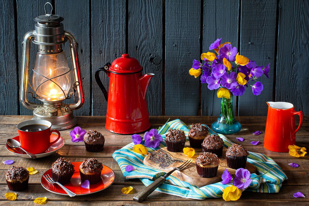 Coffee & Chocolate Cupcakes.