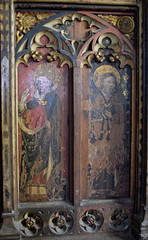 roodscreen: St Clement and St James