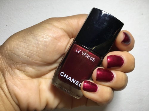 chanel rouge noir nail polish