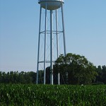 Turkey Water Tower off North Carolina Highway 24 in Turkey, North Carolina in Samspon County.