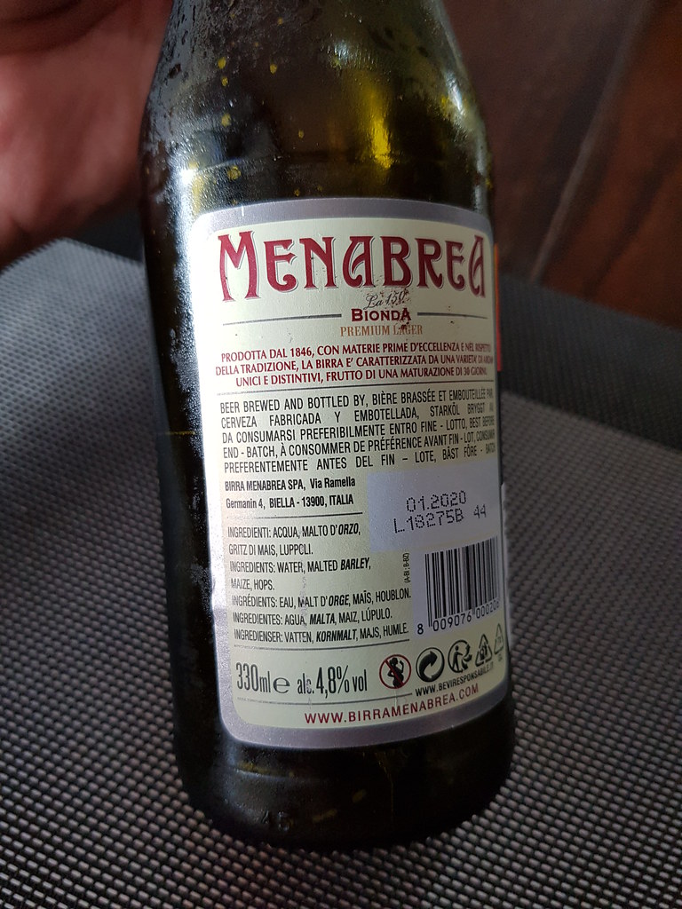 意大利梅那布里亚金色优质拉格精酿啤酒 Italian Menabrea ABV4.8%ABV rm$30 @ II Bacaro in Campbell House at Lebuh Kimberley, Georgetown Penang