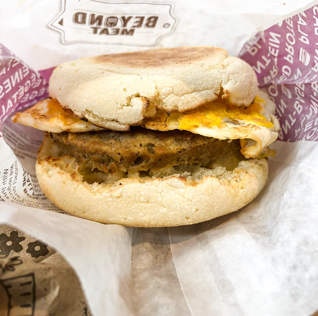 Beyond Meat Sausage & Egg Sandwich: Tim Hortons vs A&W