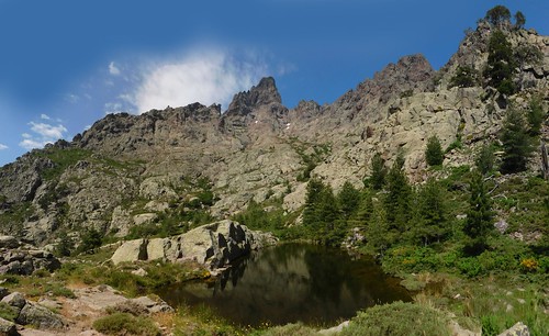 Paglia Orba derrière le lac de la Paglia Orba