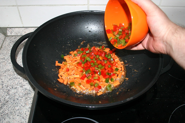16 - Möhren & Paprika addieren / Add carrots & bell pepper