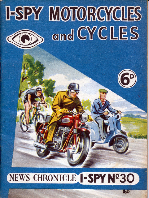 IMG_0027 News Chronicle I Spy Motorcycles and Cycles No 30 Book 6d pence
