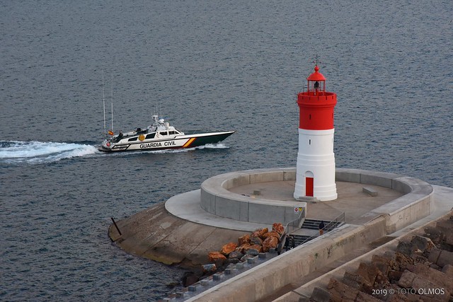 Christmas lighthouse, Cartagena