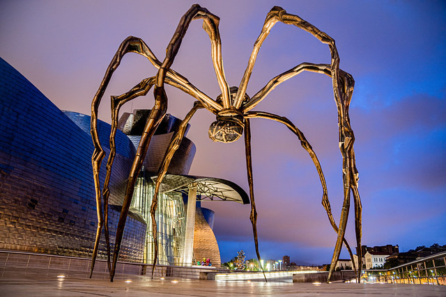 Maman by Louise Bourgeois at Museo Guggenheim Bilbao