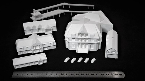 Several scale models of houses | by Top3DShop Inc