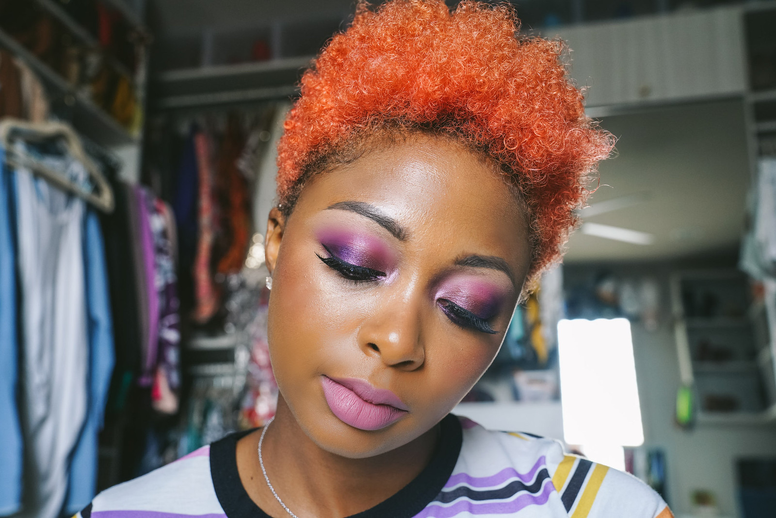 simple purple makeup tutorial
