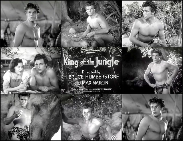 Buster Crabbe in “King of the Jungle” (1933).