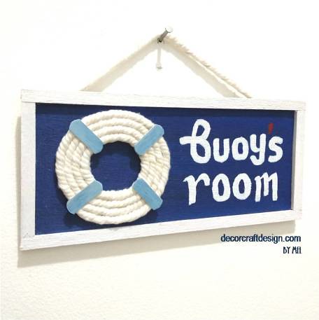 coastal buoys room sign