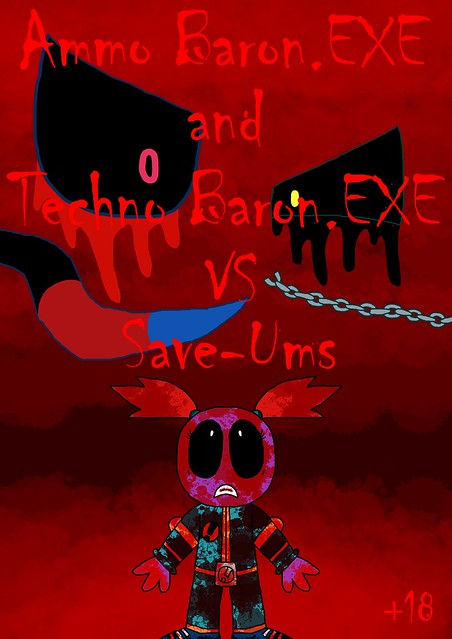Ammo Baron.EXE and Techno Baron.EXE vs Save-Ums