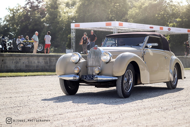 Bugatti type 57C Aravis, 1939 - Chantilly the 30th of June, 2019