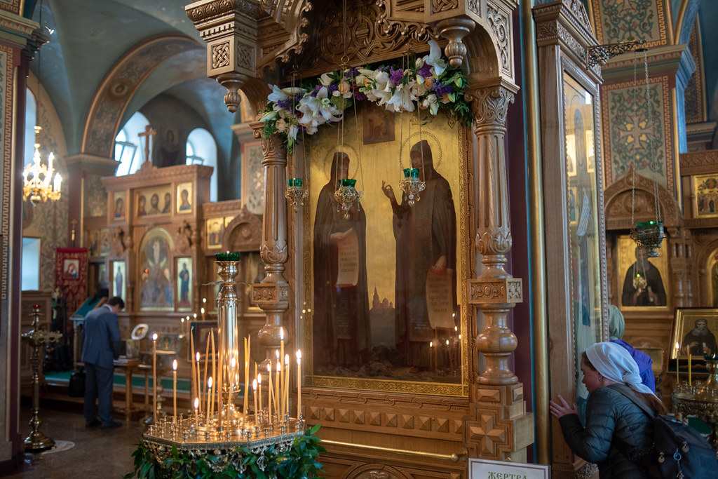 Епископ Воскресенский Дионисий совершил Божественную литургию на Московском подворье Валаамского монастыря