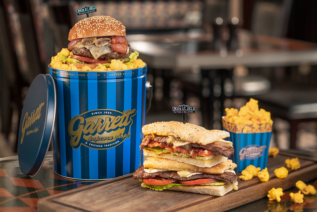 Burger and Sandwich Combo with Garrett Popcorns