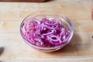 pickled red onions