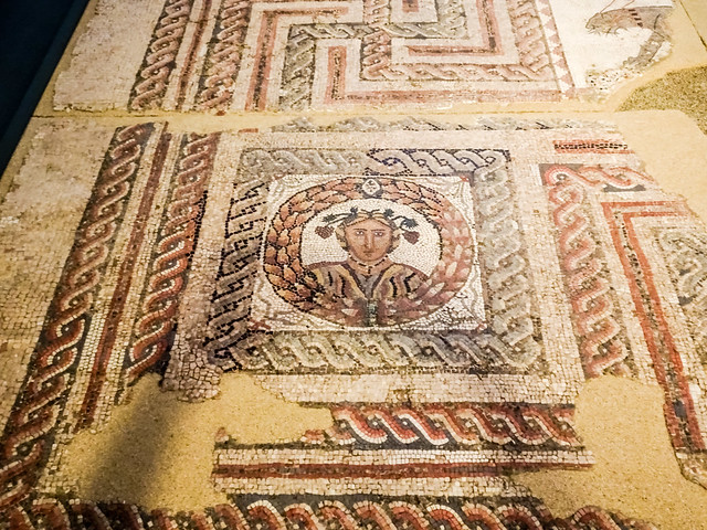 Mosaico romano Cuatro Estaciones Museo de San Isidro o de los Origenes de Madrid 02