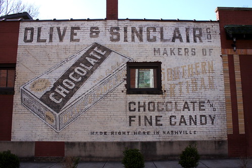 Olive & Sinclair Chocolate mural - East Nashville