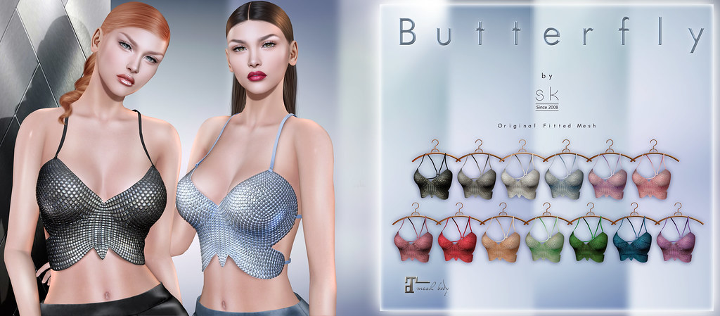 Butterfly top by SK poster