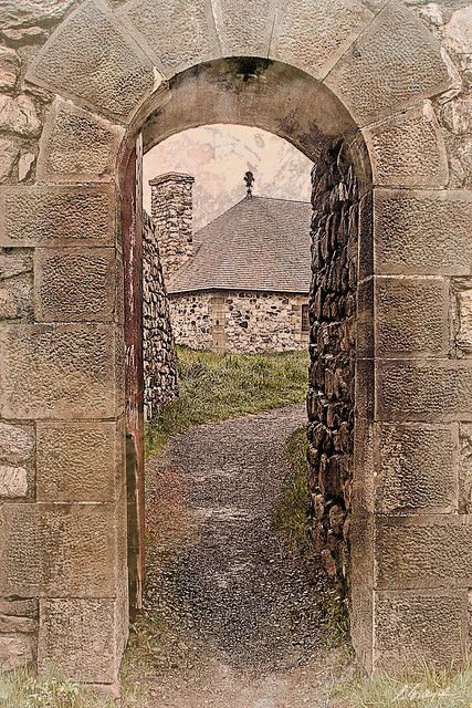 NS-299-Narrow Archway-Louisburg Fortress