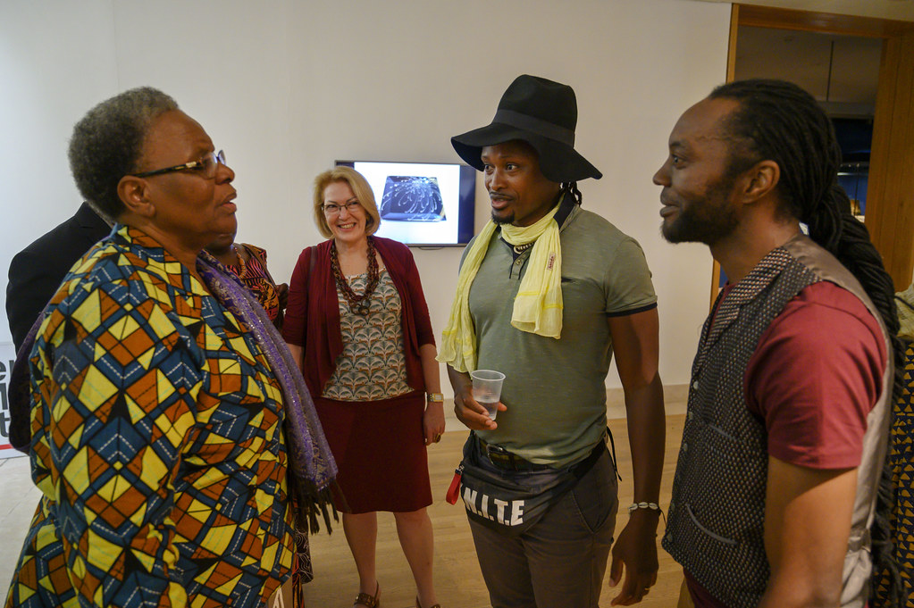 DSC_4911 Stolen Moments Namibian Music History Untold at The Brunei Gallery SOAS University of London. State visit pre-view by the Deputy Prime Minister of Namibia Netumbo Nandi-Ndaitwah Namibian politician  and Her Excellency Linda Scott High Commissione