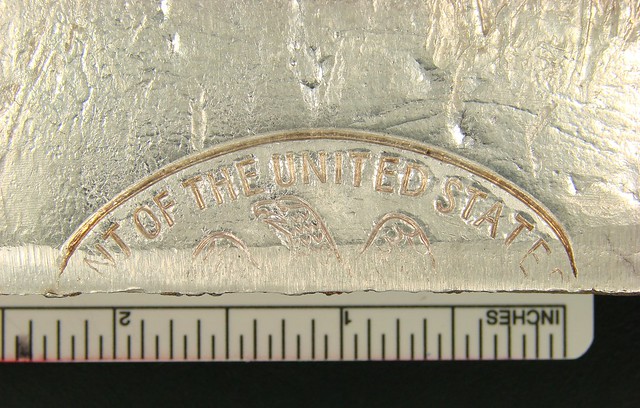 Sheared silver ingot measurement