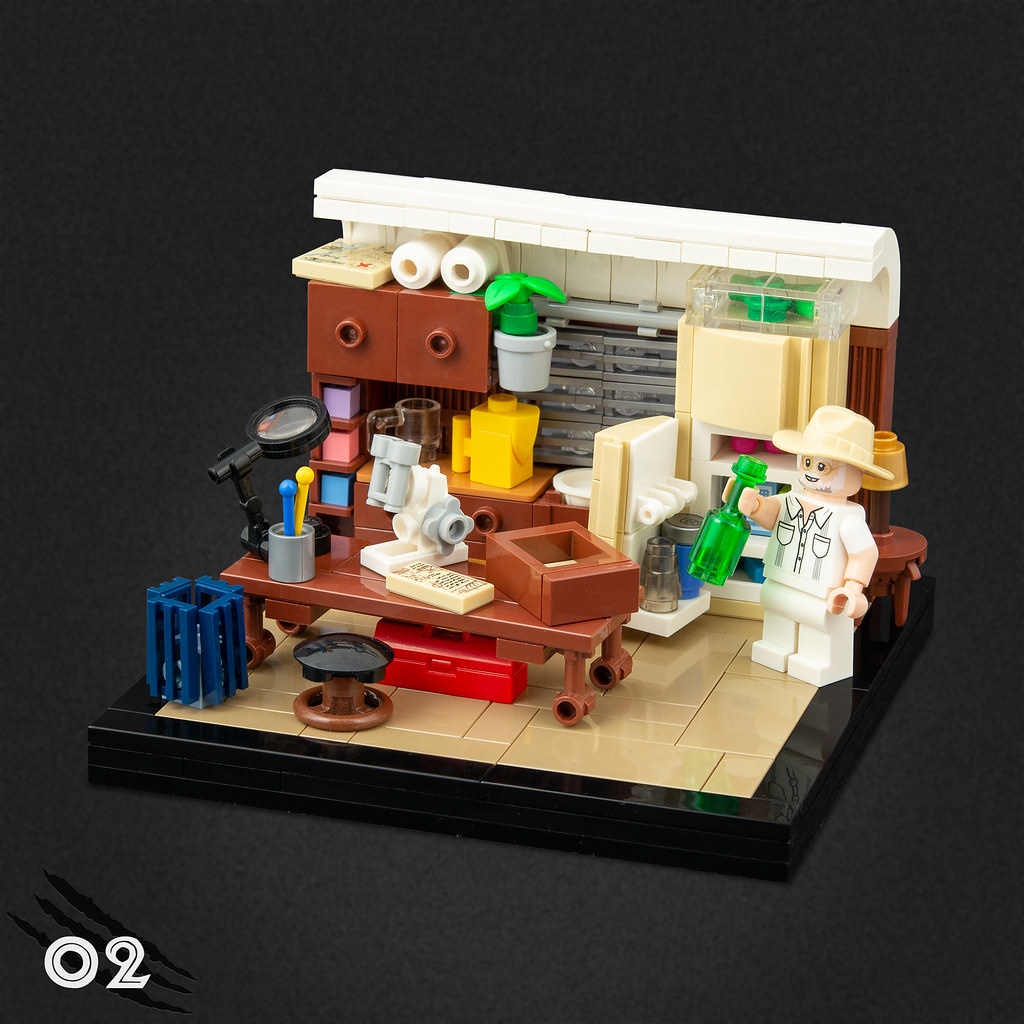 “Hey, we were saving that!” (custom built Lego model)