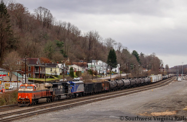 NS 194 with the Interstate heritage. Bluefield, Wv.