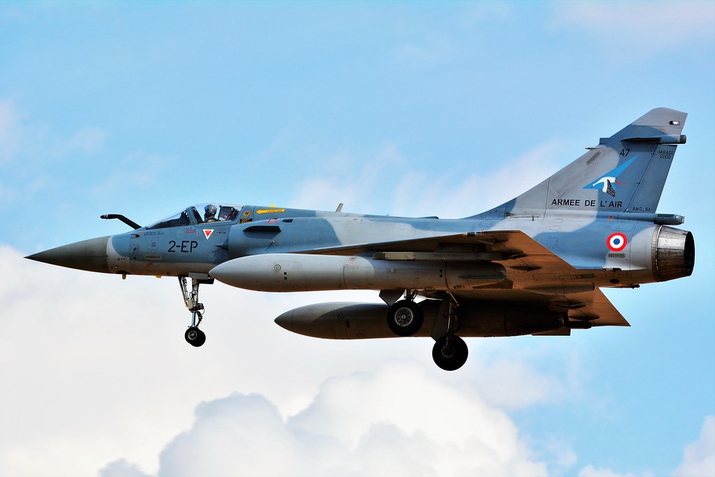 Mirage 2000  AMD  BA  en approche Base 105  Evreux