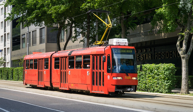 Bratislava tramway: Tatra K2S # 7125