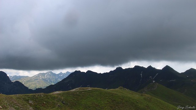 Unwetterfront - Alpen-Panoramablick vom Rundweg Wiedersbergerhorn - Alpachtal Tirol
