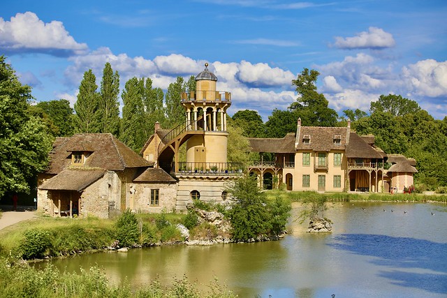 Le hameau de la Reine, parc du château de Versailles