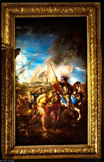 Artwork in the interior of Versailles, France-61