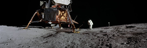 Panorama view of Apollo 12 lunar surface photos | Panorama v… | Flickr