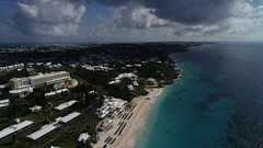 Elbow Beach - Drone View - Bermuda