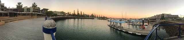 Raby Bay Marina at Sunrise