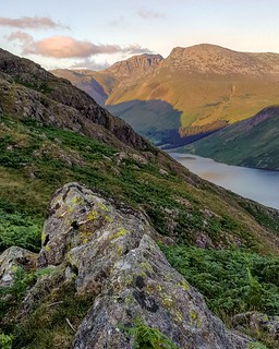 Last Light Over Wast Water From Goat Crag.