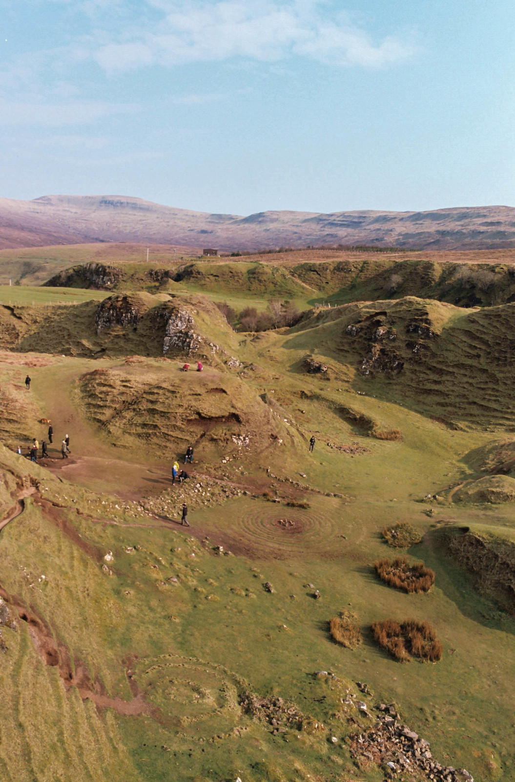 The Fairy Glen, Isle of Skye. Taken on Olympus OM10 + Kodak Ektar 100.