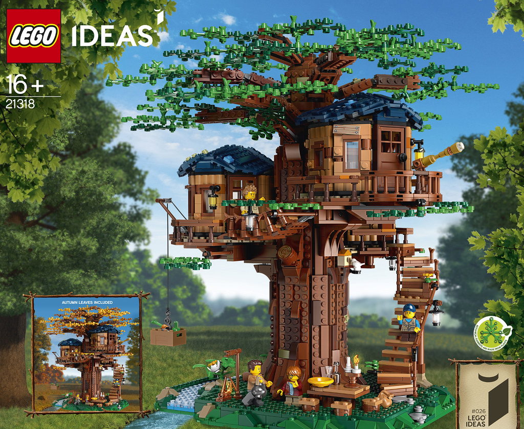 Faculteit boycot Schrikken Review: 21318 Treehouse | Brickset: LEGO set guide and database
