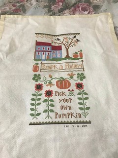 Pumpkin Hallow Farms Completely Finished by Little House Needleworks - Tuesday July 16, 2019